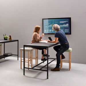 2 Fluido High Table von Martex