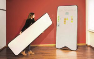 Magnetisches Whiteboard mobil von Wallstreet